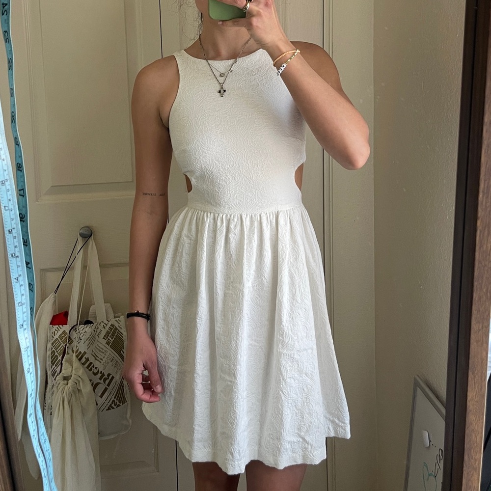 Mini White Dress